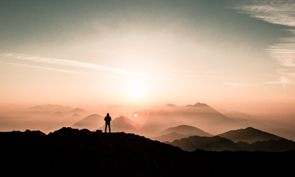 Panoramaweg Südalpen Sunset
